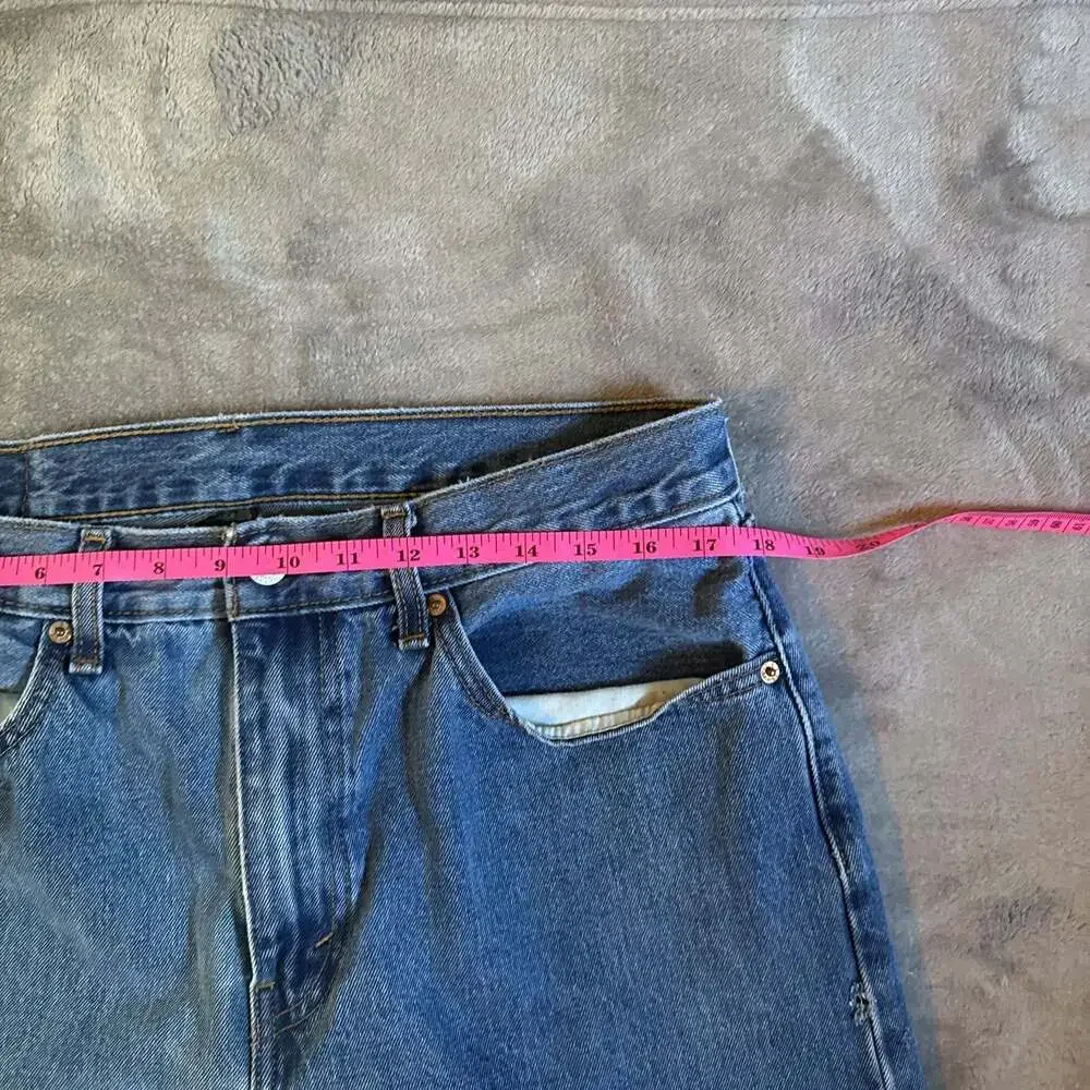 Levi’s 505 Jeans Men 36x26 Blue‎ Regular Fit Straight Leg Classic Denim